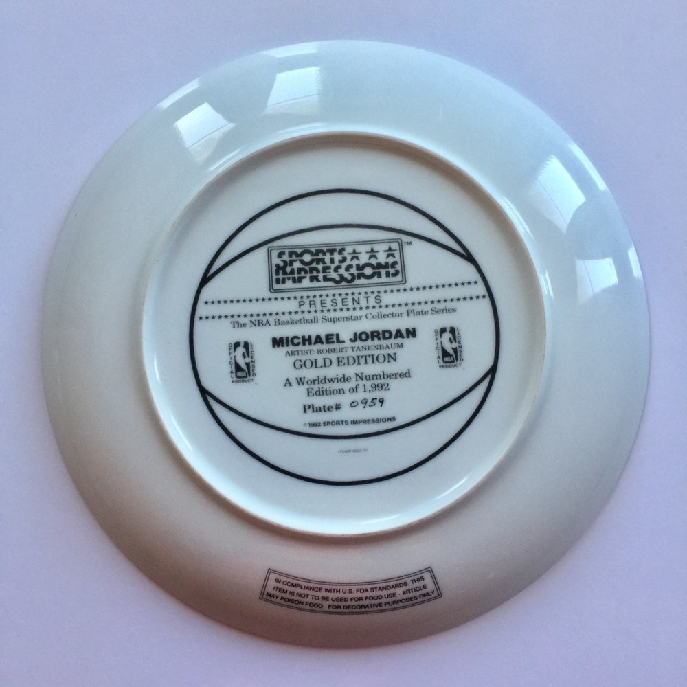 Michael Jordan The NBA collector Plate Series - Picture 3 of 9